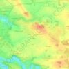Топографическая карта La Roche Moreau, высота, рельеф