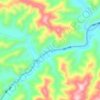 Топографическая карта 玉鹿, высота, рельеф