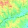 Топографическая карта Lincoln Heights, высота, рельеф