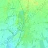 Топографическая карта Casette, высота, рельеф