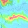 Топографическая карта Rosemount, высота, рельеф