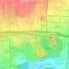 Топографическая карта West Colton, высота, рельеф
