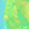 Топографическая карта Ручьи, высота, рельеф