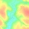 Топографическая карта Нижнезубриловский, высота, рельеф