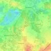 Топографическая карта Duras, высота, рельеф