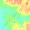 Топографическая карта Кривая Береза, высота, рельеф