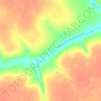 Топографическая карта Шалимово, высота, рельеф