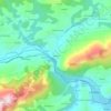Топографическая карта Barbón, высота, рельеф