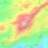 Топографическая карта Немрут-Даг, высота, рельеф