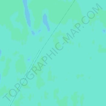 Топографическая карта Волгоградское водохранилище, высота, рельеф