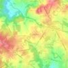 Топографическая карта Le Puy d'Arthugéras, высота, рельеф