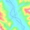 Топографическая карта Hoopa, высота, рельеф