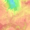 Топографическая карта Глядино, высота, рельеф