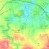 Топографическая карта Preuschwitz - Přišecy, высота, рельеф