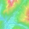 Топографическая карта La Coche, высота, рельеф