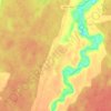 Топографическая карта Виджа, высота, рельеф