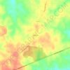 Топографическая карта Oak Forest, высота, рельеф