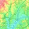 Топографическая карта Beltsville, высота, рельеф
