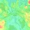 Топографическая карта Athlone, высота, рельеф