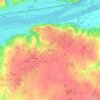 Топографическая карта Le Vau Brunet, высота, рельеф