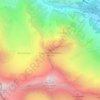 Топографическая карта Азаучегеткарабаши, высота, рельеф
