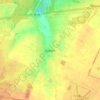 Топографическая карта Бузовая, высота, рельеф