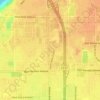 Топографическая карта Pinedale, высота, рельеф