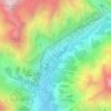 Топографическая карта Les Clots, высота, рельеф