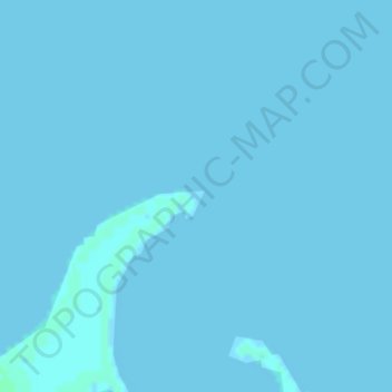 Топографическая карта Cape Dalhousie, высота, рельеф