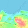 Топографическая карта Paciran, высота, рельеф