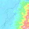 Топографическая карта 勐润, высота, рельеф