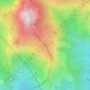 Топографическая карта 禾秧山, высота, рельеф