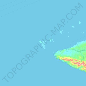 Топографическая карта Kamet, высота, рельеф