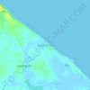 Топографическая карта Eccles on Sea, высота, рельеф