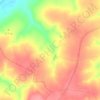 Топографическая карта Галактионовский, высота, рельеф