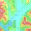 Топографическая карта Lorane, высота, рельеф