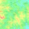 Топографическая карта Hunsur, высота, рельеф