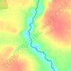 Топографическая карта Искра, высота, рельеф