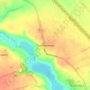 Топографическая карта Паляничинцы, высота, рельеф
