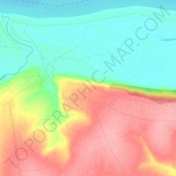 Топографическая карта Богомолово, высота, рельеф