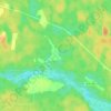 Топографическая карта Черенское, высота, рельеф
