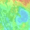 Топографическая карта Дом отдыха «Ленстроитель», высота, рельеф