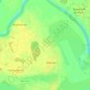 Топографическая карта Казанка, высота, рельеф