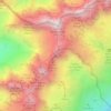 Топографическая карта Aiguilles Crochues/Sommet S, высота, рельеф