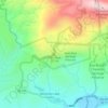 Топографическая карта Bald Rock, высота, рельеф