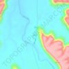 Топографическая карта المشهد, высота, рельеф