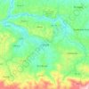 Топографическая карта Corozal, высота, рельеф