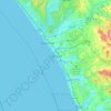 Топографическая карта Carlsbad, высота, рельеф