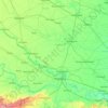 Топографическая карта Pratāpgarh, высота, рельеф