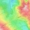 Топографическая карта Col des Saisies, высота, рельеф